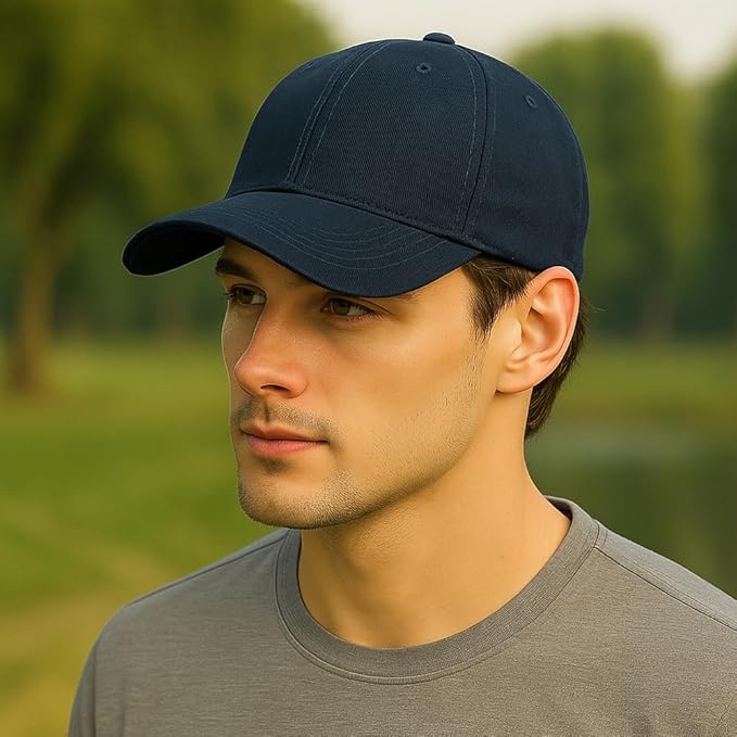 Unisex Cotton Baseball Cap – Combo Pack of 3