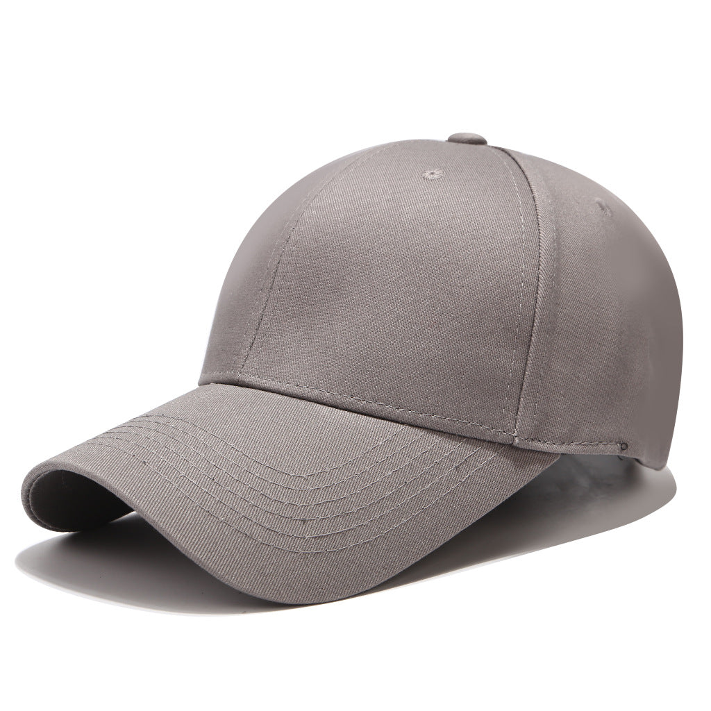 Pure Cotton Baseball Cap – Unisex Solid Color