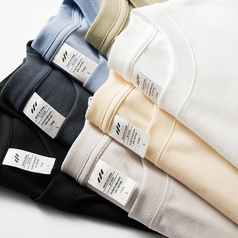 New Fall 230g Cotton Long-Sleeved Round Neck T-Shirt for Men – Wholesale (7)