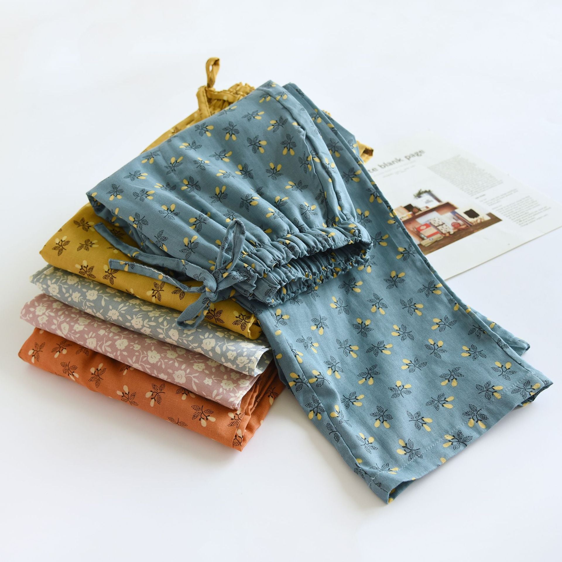 Pure Cotton Double-Layer Gauze Women’s Pajamas