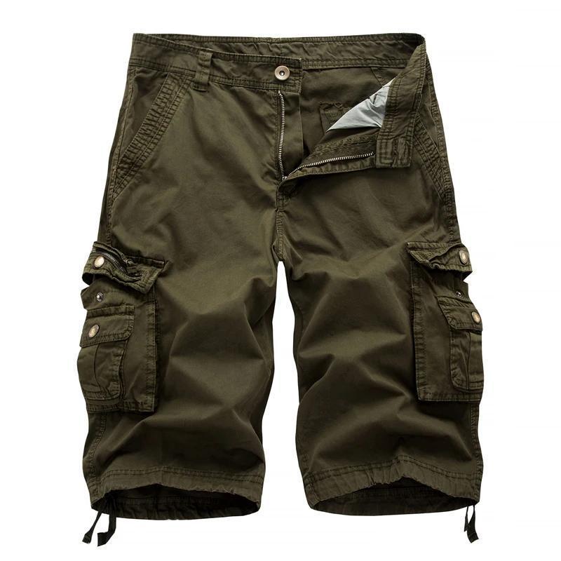 8pcs Pack – Men’s Long Cargo Shorts (Summer Casual, Multi-Pocket) SAVE 50%!