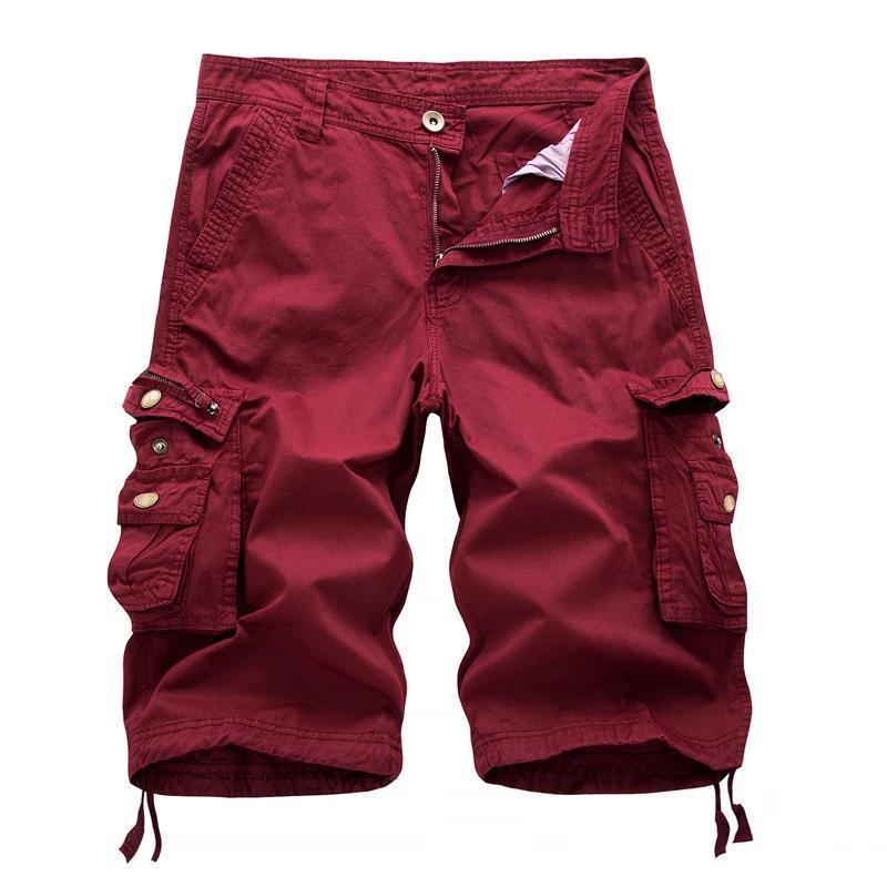 8pcs Pack – Men’s Long Cargo Shorts (Summer Casual, Multi-Pocket) SAVE 50%!