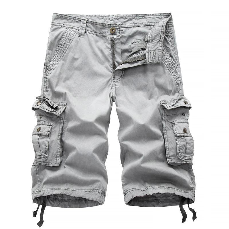 8pcs Pack – Men’s Long Cargo Shorts (Summer Casual, Multi-Pocket) SAVE 50%!