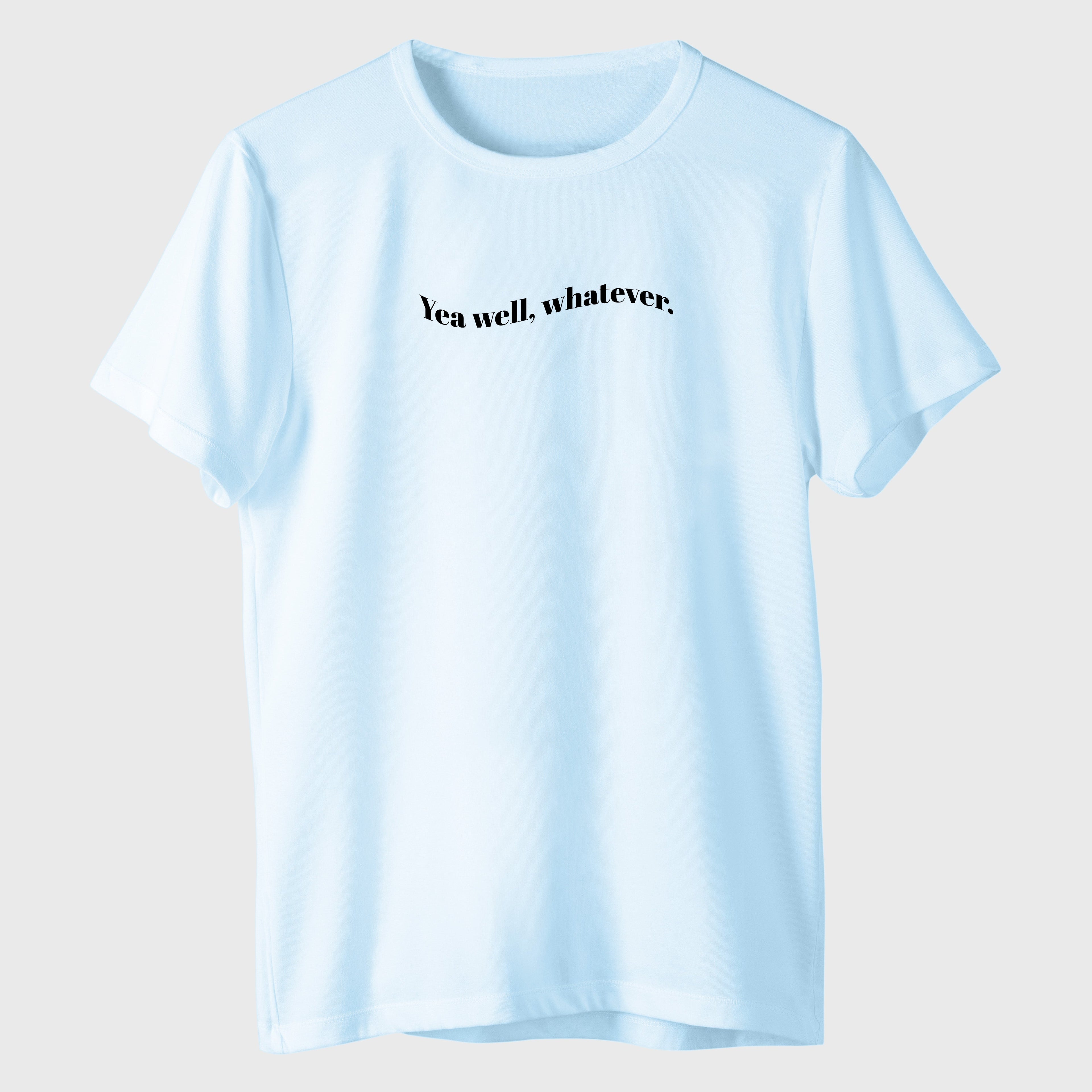 Printed "Whatever" T-Shirt