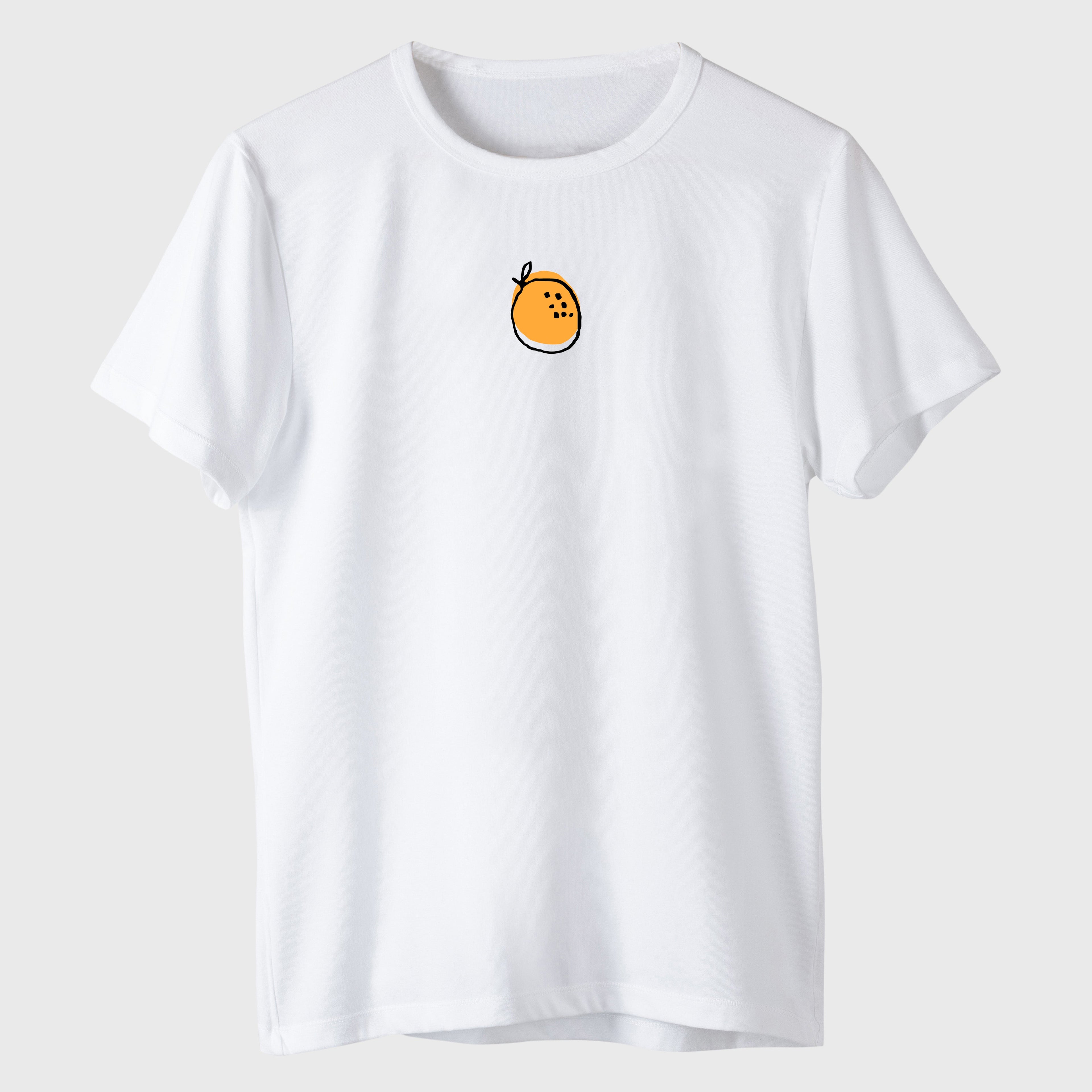 Printed Orange Fruit T-Shirt