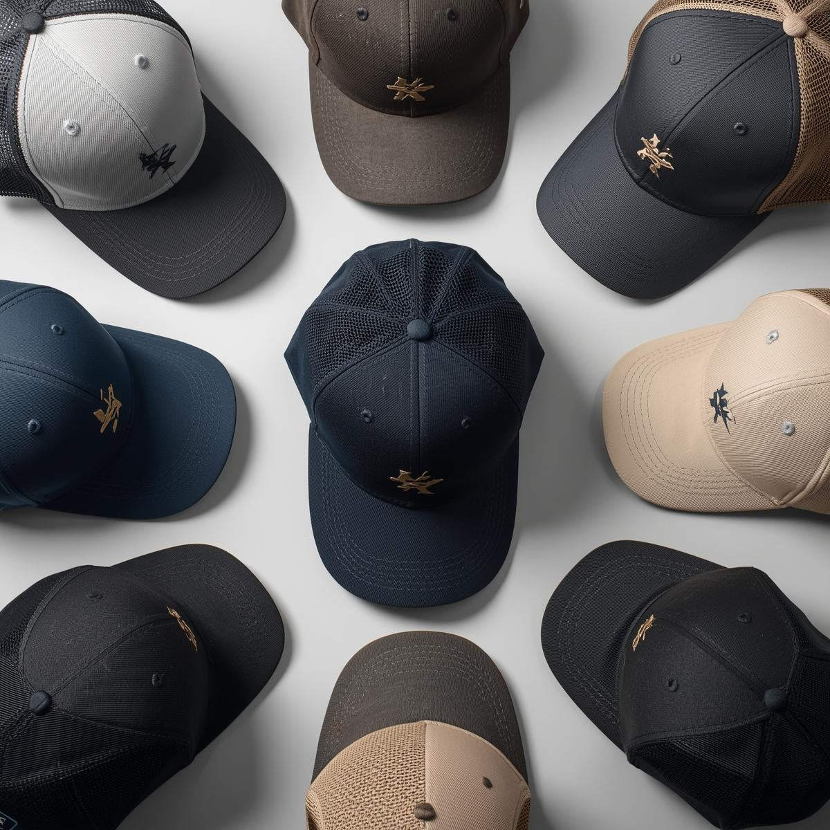 CapFusion Mixed Premium Cap Set (12 pcs)**