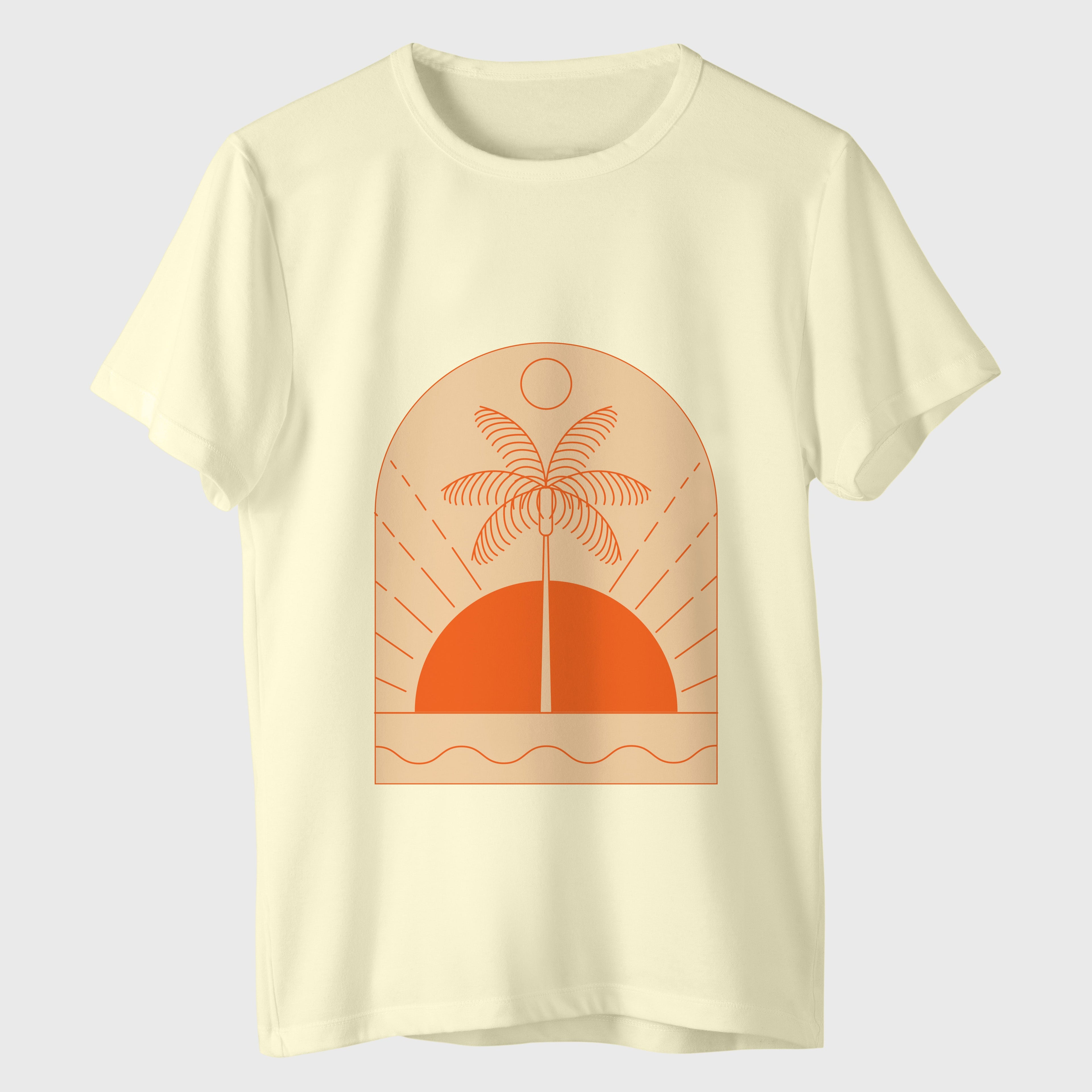 Printed Palm Tree