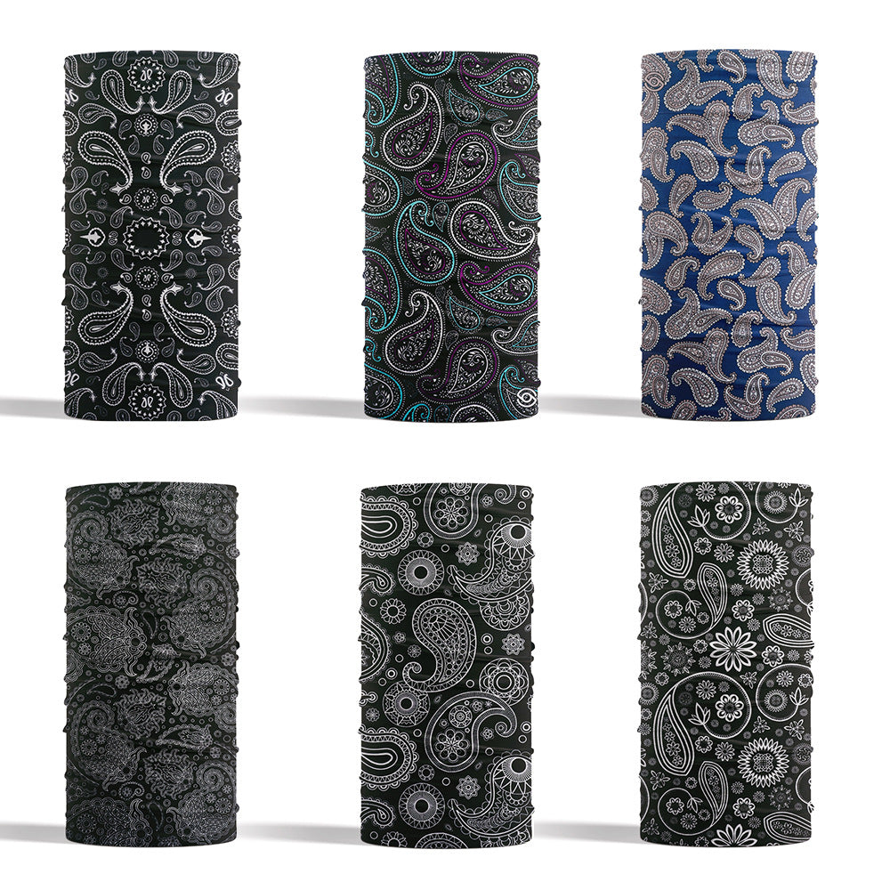 Cross-Border New Waist Flower Outdoor Cycling Headscarf