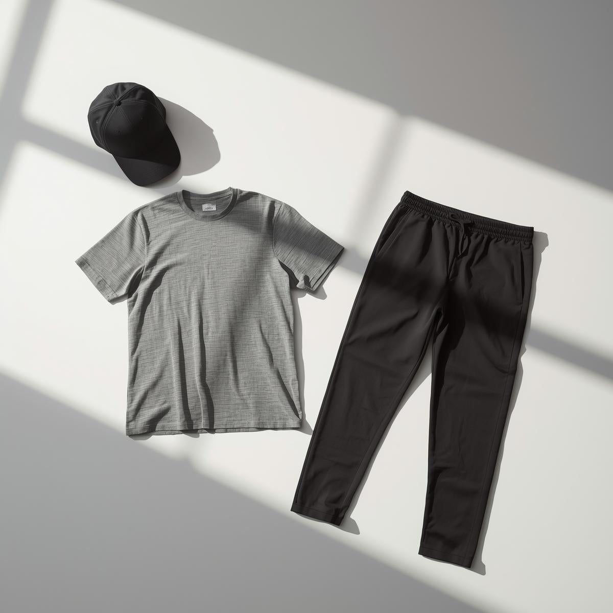 UrbanFlow Elevated Casual Set (Cap + Tee + Slim Joggers)