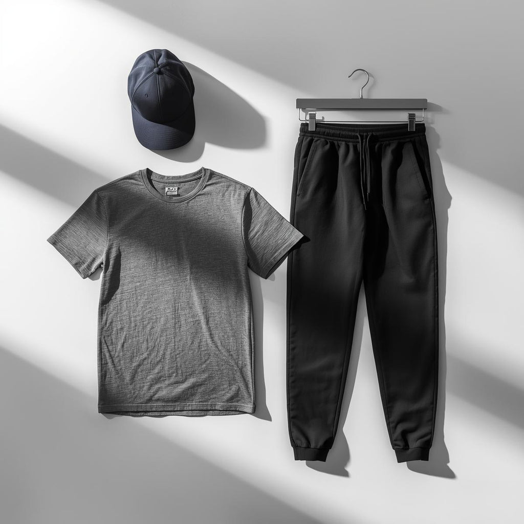 UrbanFlow Elevated Casual Set (Cap + Tee + Slim Joggers)