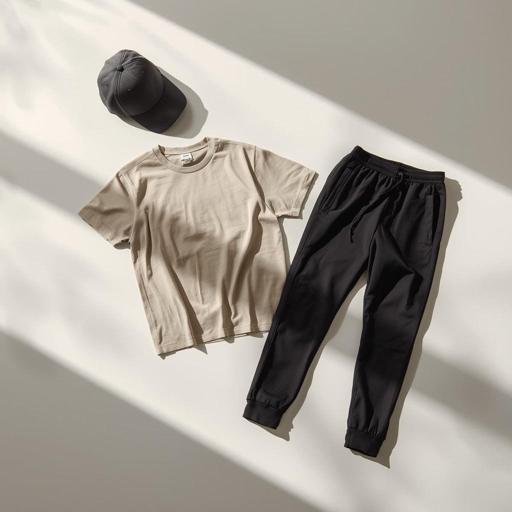 UrbanFlow Elevated Casual Set (Cap + Tee + Slim Joggers)