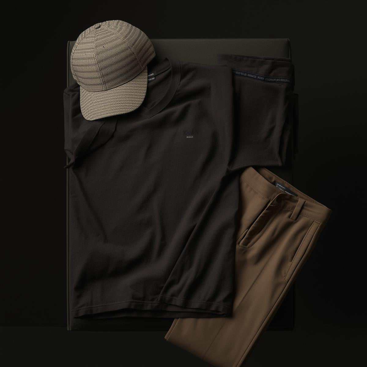 DesignerLine Premium Set (Cap + Couture Tee + Slim-Fit Pants)