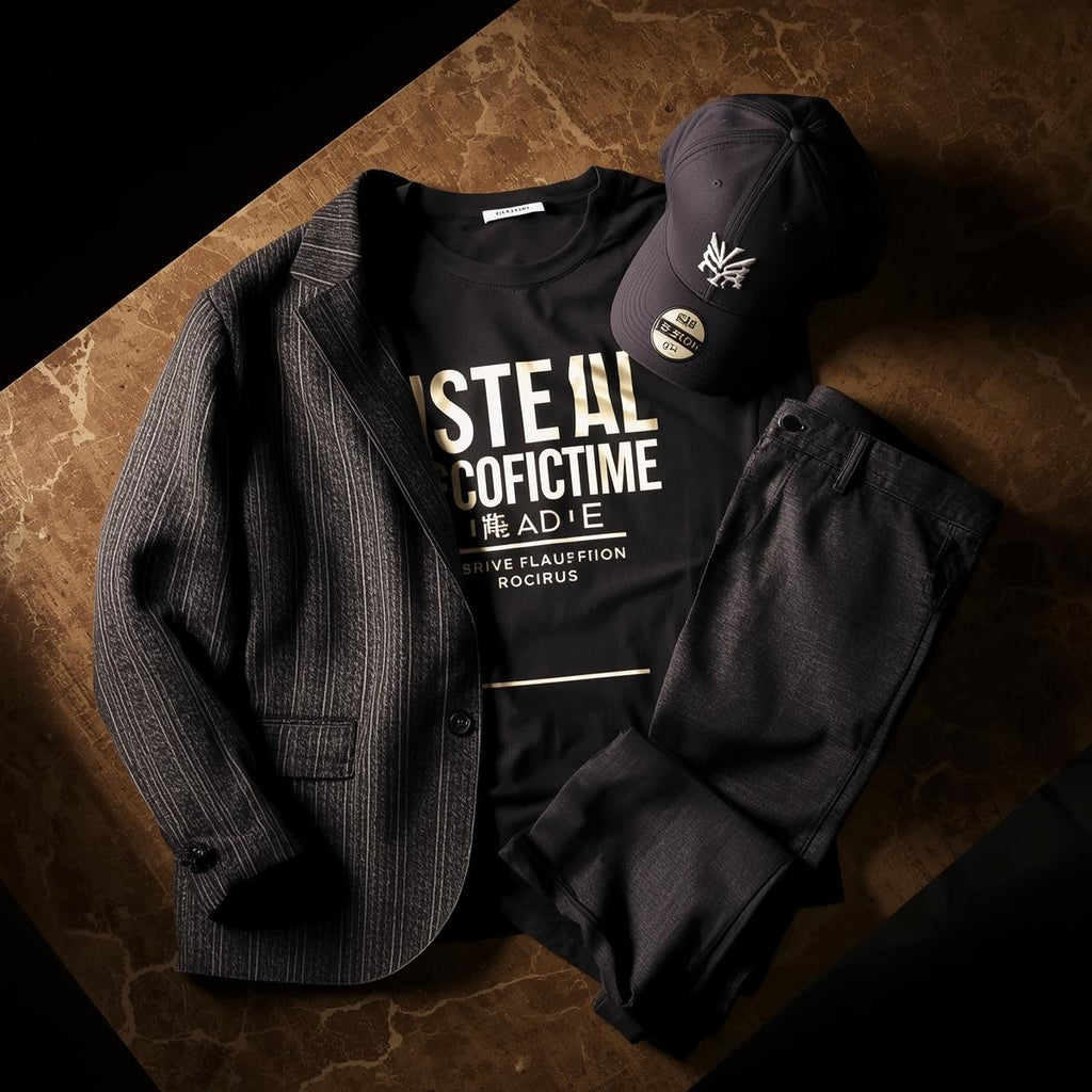 DesignerLine Premium Set (Cap + Couture Tee + Slim-Fit Pants)