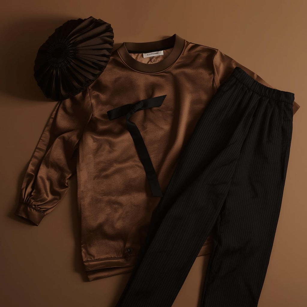 RegalEdge Couture Set (Cap + Couture Tee + Tailored Trousers)