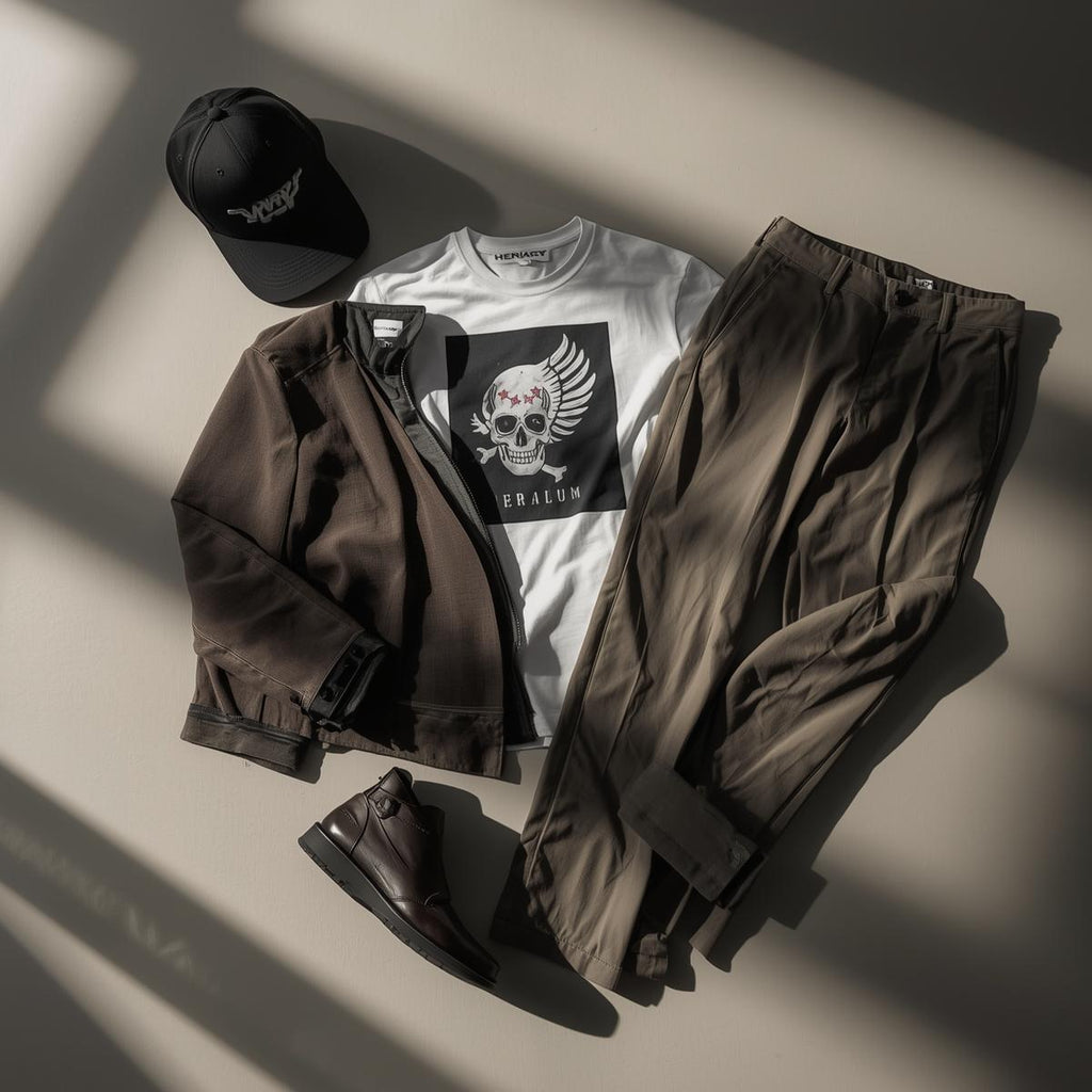 StreetHeritage Premium Set (Cap + Designer Tee + Slim Pants)