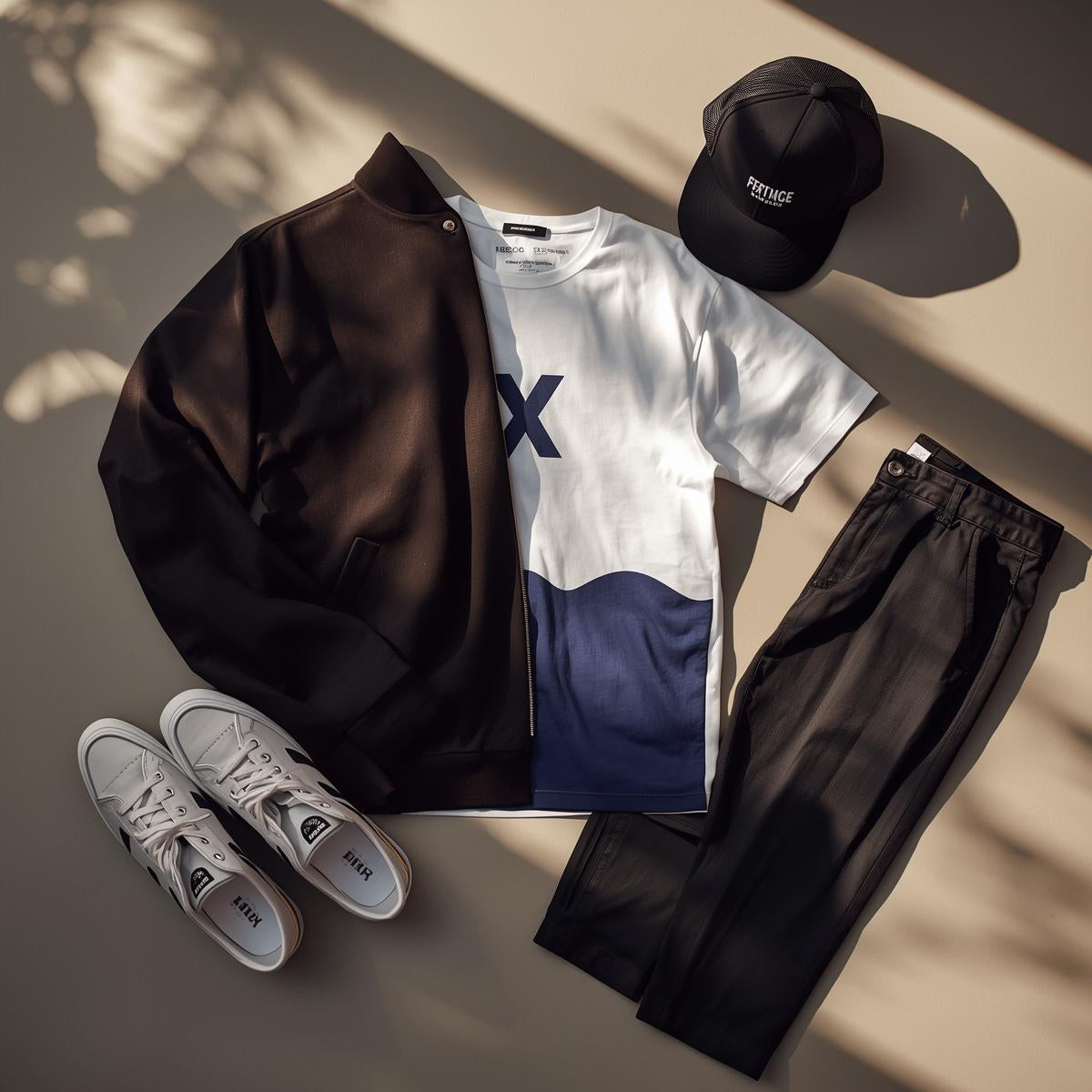 StreetHeritage Premium Set (Cap + Designer Tee + Slim Pants)