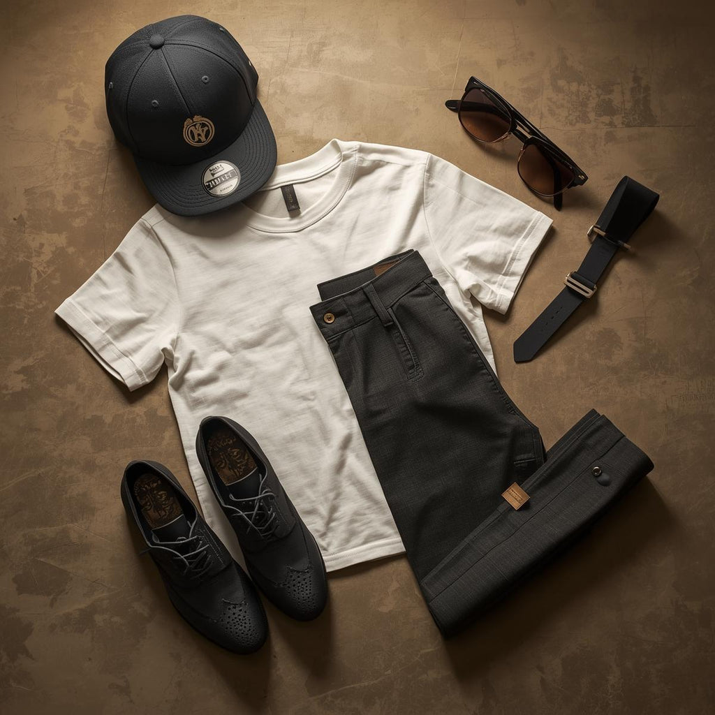EliteCraft Premium Set (Cap + Pima Tee + Tailored Pants)