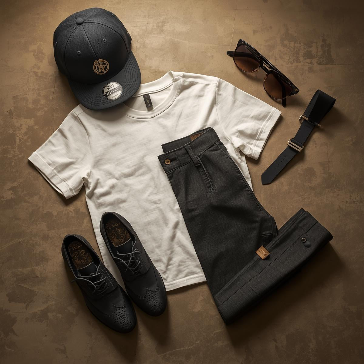 EliteCraft Premium Set (Cap + Pima Tee + Tailored Pants)